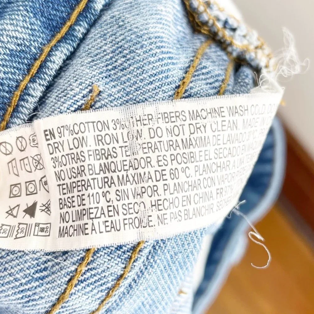 Forever 21 Distressed Button Fly Jean Shorts Size 12